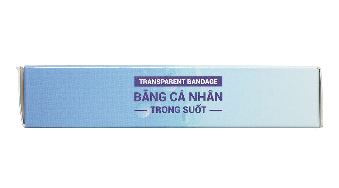 Băng cá nhân trong suốt Liworldco (72 x 19mm)