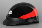 Mũ 1/2 size M Asia MT-105 đen đỏ