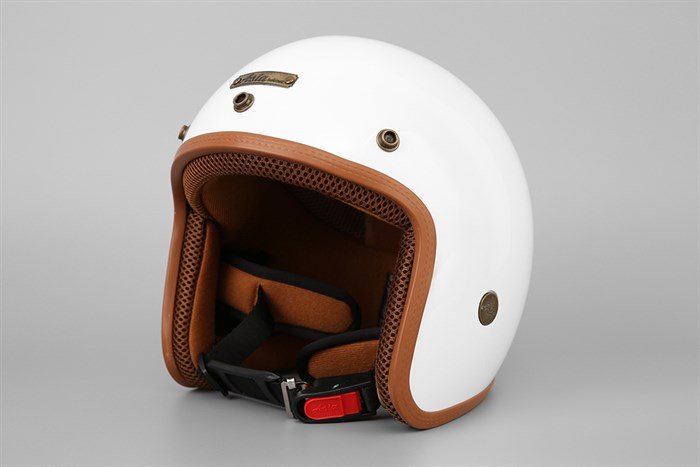 Mũ 3/4 size L Asia MT-124 trắng Màu Trắng