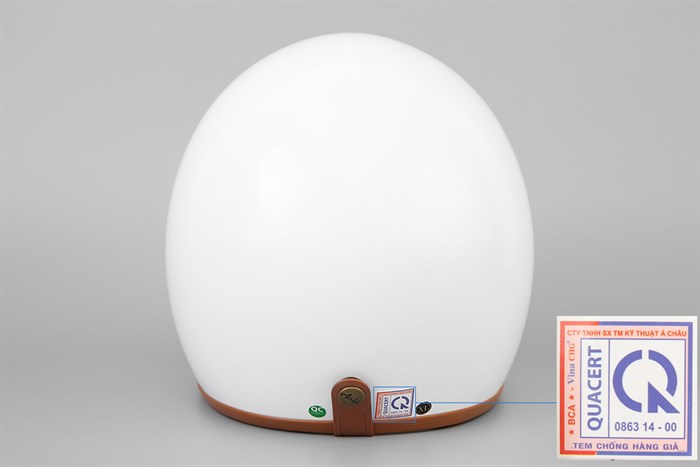 Mũ 3/4 size L Asia MT-124 trắng Màu Trắng