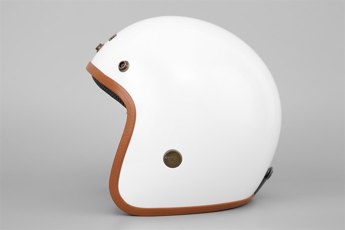 Mũ 3/4 size L Asia MT-124 trắng Màu Trắng