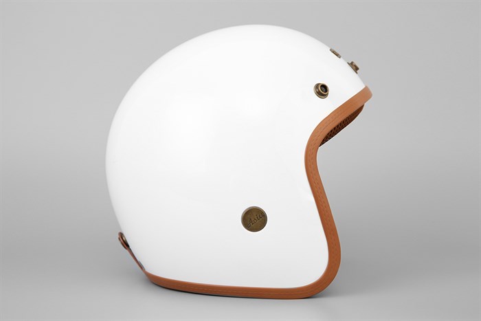 Mũ 3/4 size L Asia MT-124 trắng Màu Trắng