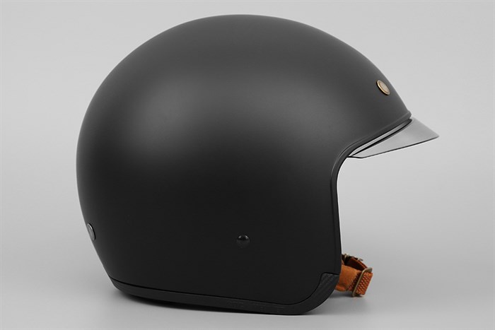 Mũ 3/4 size XL Royal M139 đen Màu Đen