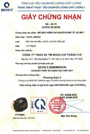Mũ 1/2 Chita CT14N(K) đỏ Màu Đỏ