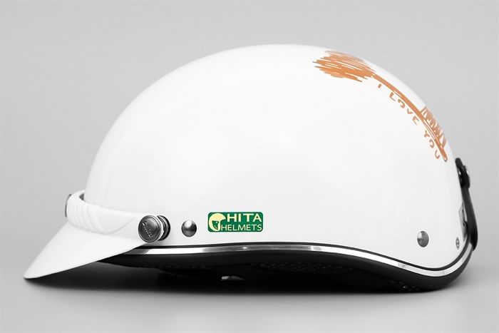 Mũ 1/2 size M Chita CT33 trắng Màu Trắng