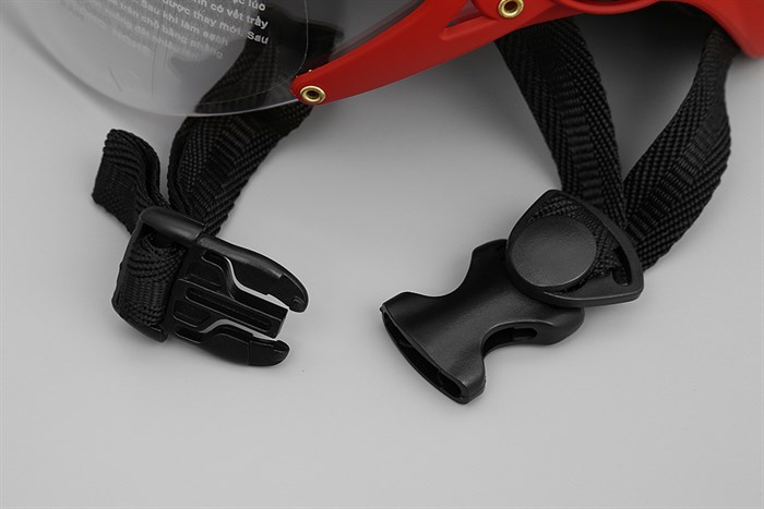 Mũ trẻ em 1/2 Chita CT5C(K) trắng đỏ Màu Trắng - Đỏ