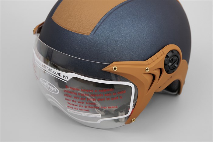 Mũ 1/2 size M Boss ATN3.3K-HD xanh đen Màu Xanh đen