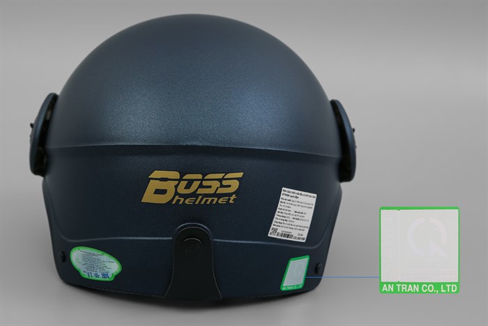 Mũ 1/2 size L Boss ATN06K xanh đậm Màu Xanh Đậm