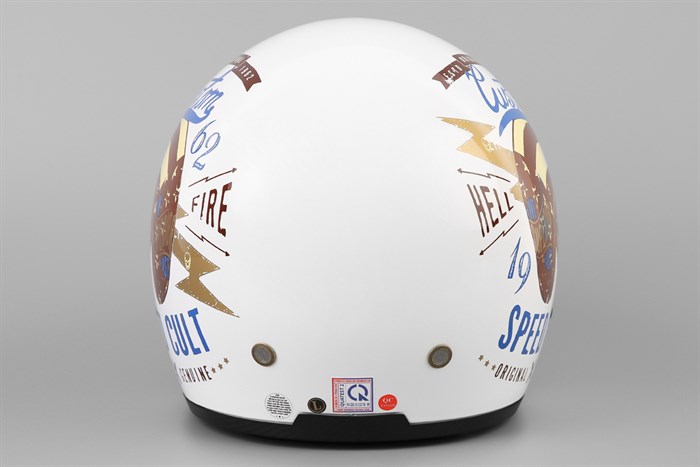 Mũ bảo hiểm 3/4 có kính size XL Royal M139 Trắng Màu Trắng