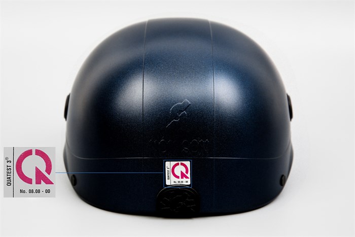 Mũ 1/2 có lỗ thông gió size L Nón Sơn NS00807A xanh dương Màu Xanh Dương