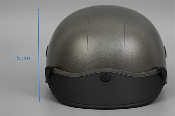 Mũ 1/2 có lỗ thông gió size L Nón Sơn NS00807A xám Màu Xám