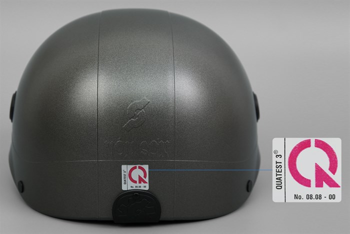 Mũ 1/2 có lỗ thông gió size L Nón Sơn NS00807A xám Màu Xám