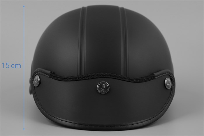 Mũ 1/2 size L Chita CT31 đen Màu Đen