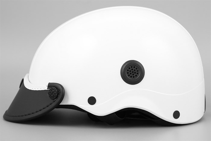 Mũ 1/2 có lỗ thông gió size M Nón Sơn NS008M4A trắng Màu Trắng