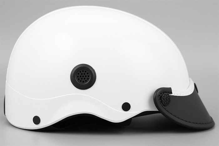 Mũ 1/2 có lỗ thông gió size M Nón Sơn NS008M4A trắng Màu Trắng