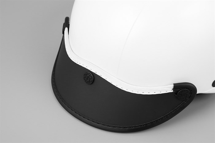 Mũ 1/2 có lỗ thông gió size M Nón Sơn NS008M4A trắng Màu Trắng