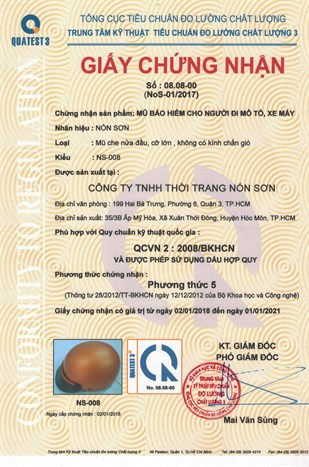 Mũ 1/2 có lỗ thông gió size M Nón Sơn NS008M4A trắng Màu Trắng