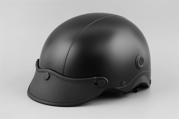 Mũ 1/2 có lỗ thông gió size L Nón Sơn NS00807A đen Màu Đen