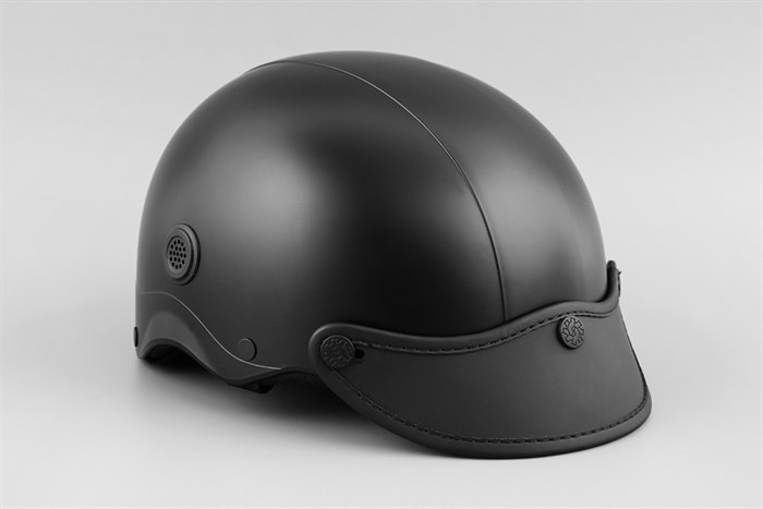 Mũ 1/2 có lỗ thông gió size L Nón Sơn NS00807A đen Màu Đen