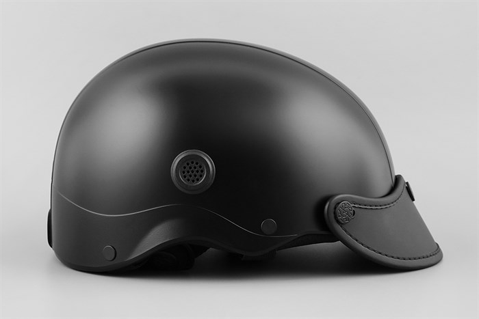 Mũ 1/2 có lỗ thông gió size L Nón Sơn NS00807A đen Màu Đen