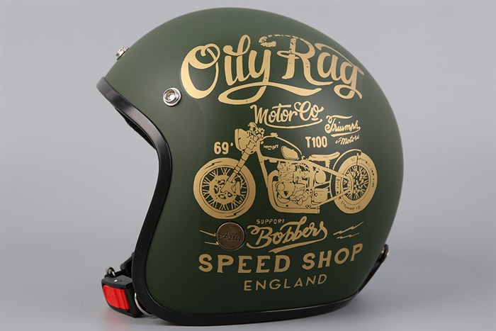 Mũ 3/4 size XL Asia MT-124 xanh rêu Màu Xanh rêu