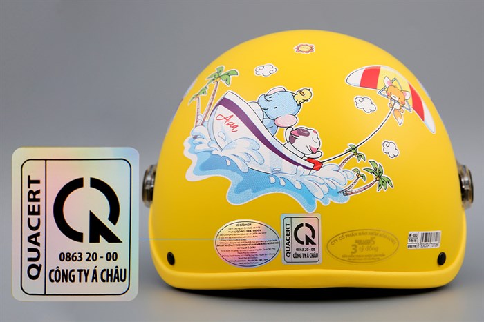 Mũ trẻ em 1/2 size S Asia MT-103KS vàng Màu Vàng