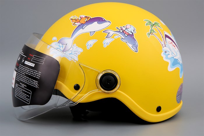 Mũ trẻ em 1/2 size S Asia MT-103KS vàng Màu Vàng