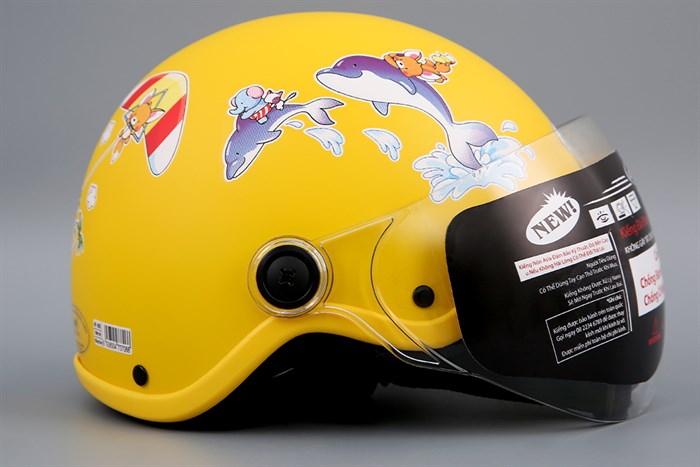 Mũ trẻ em 1/2 size S Asia MT-103KS vàng Màu Vàng