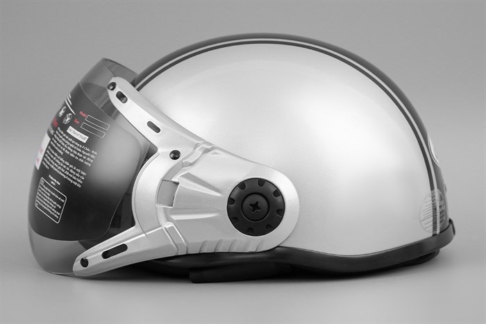 Mũ 1/2 size L Asia MT-114K xám Màu Xám