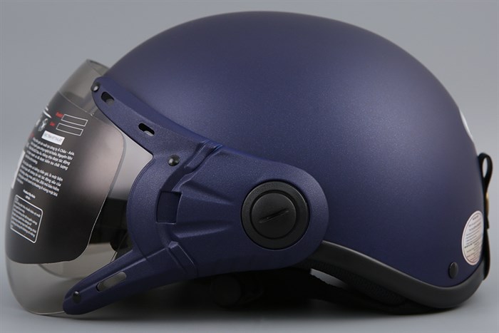 Mũ 1/2 size L Asia MT105K xanh đen Màu Xanh đen