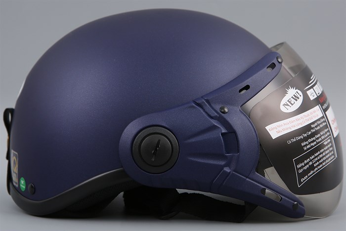 Mũ 1/2 size L Asia MT105K xanh đen Màu Xanh đen