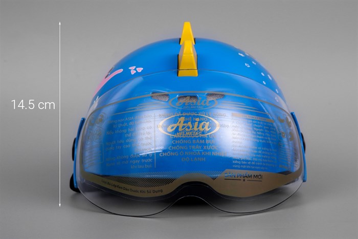 Mũ trẻ em 1/2 size S Asia MT-103KS xanh dương Màu Xanh Dương
