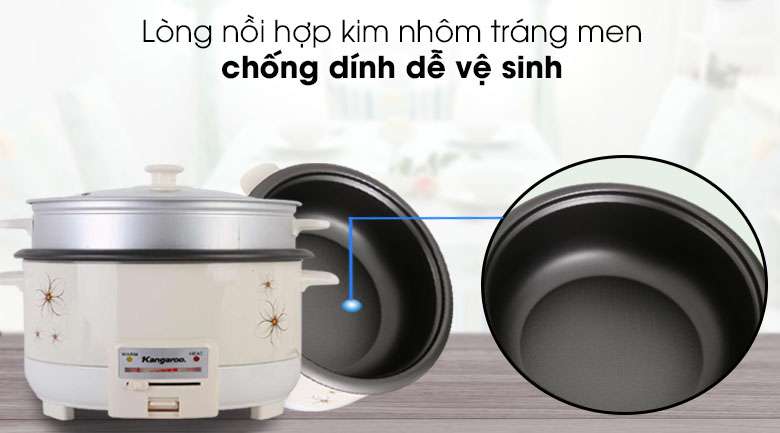 Lồng nồi - Nồi lẩu điện Kangaroo KG272 4.5 lít