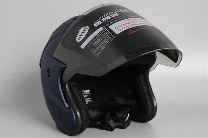 Mũ 3/4 size L Asia MT-115 xanh đen Màu Xanh đen