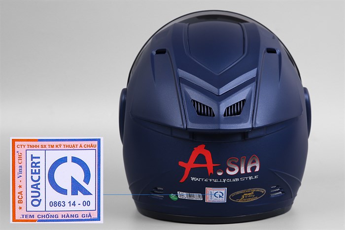 Mũ 3/4 size L Asia MT-115 xanh đen Màu Xanh đen