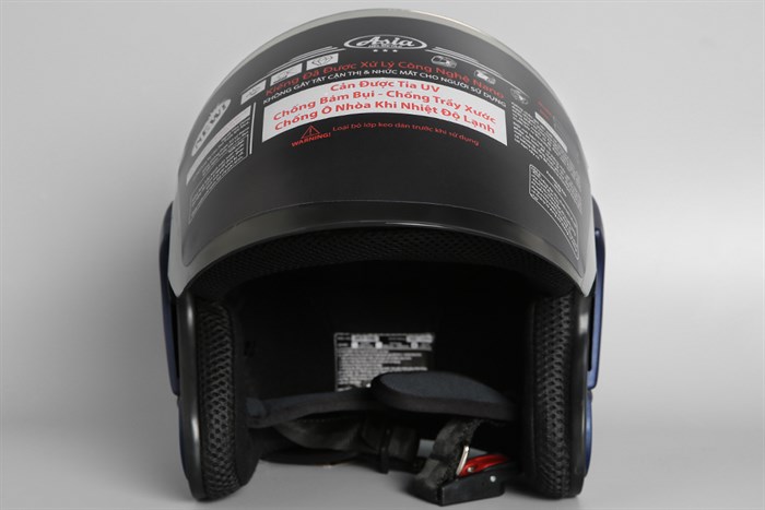 Mũ 3/4 size L Asia MT-115 xanh đen Màu Xanh đen