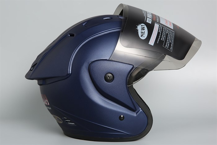 Mũ 3/4 size L Asia MT-115 xanh đen Màu Xanh đen