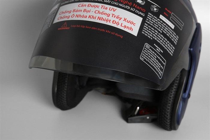 Mũ 3/4 size L Asia MT-115 xanh đen Màu Xanh đen