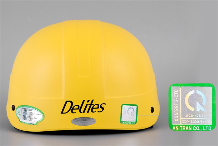 Mũ 1/2 size L Delites ATN05-VM vàng Màu Vàng