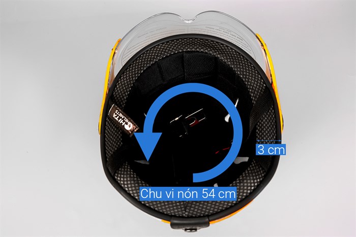 Mũ 1/2 Chita CT33(K) vàng Màu Vàng