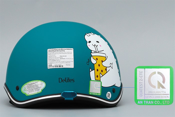 Mũ 1/2 size M Delites ATN04 xanh dương Màu Xanh Dương