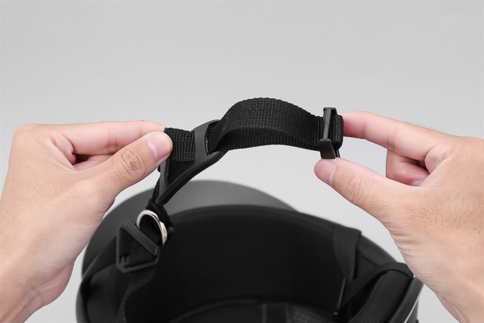 Mũ 1/2 size L Delites ATN04 đen xám Màu Đen - Xám