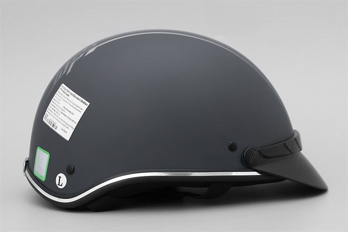 Mũ 1/2 size L Delites ATN04 đen xám Màu Đen - Xám