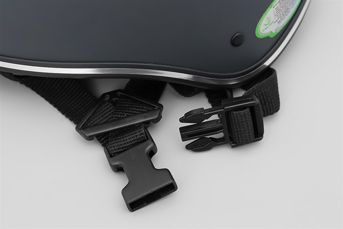 Mũ 1/2 size L Delites ATN04 đen xám Màu Đen - Xám