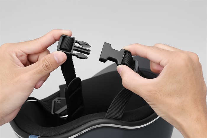 Mũ 1/2 size L Delites ATN04 đen xám Màu Đen - Xám