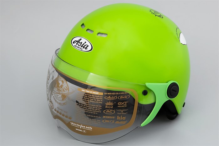 Mũ trẻ em 1/2 size S Asia MT-103KS xanh lá Màu Xanh lá