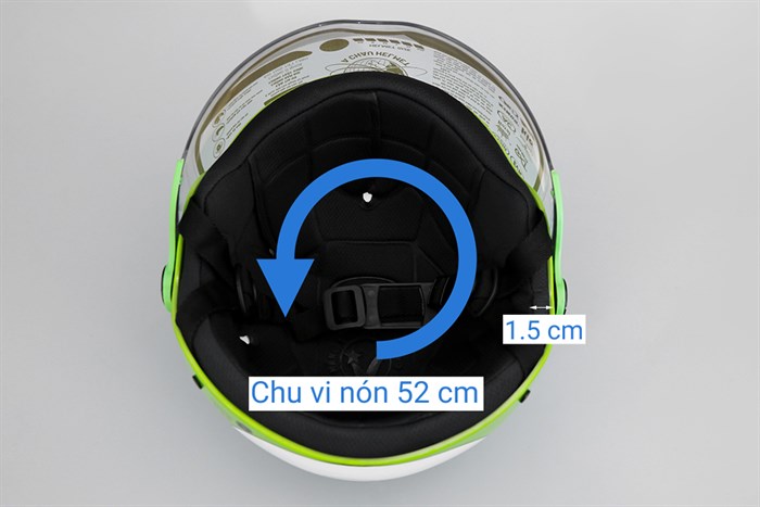 Mũ trẻ em 1/2 size S Asia MT-103KS xanh lá Màu Xanh lá