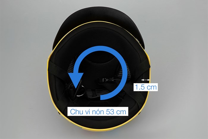 Mũ trẻ em 1/2 size S Delites ATN01 vàng Màu Vàng