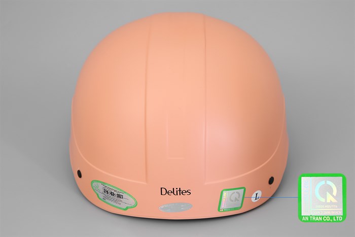 Mũ 1/2 size L Delites ATN05 cam Màu Cam