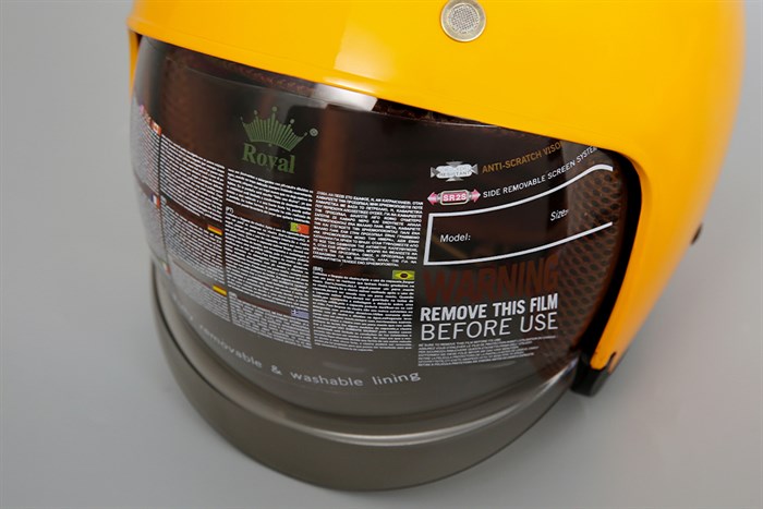 Mũ 3/4 size L Royal M139 vàng Màu Vàng